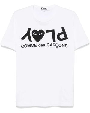 COMME DES GARÇONS PLAY Cotton T-Shirt - White