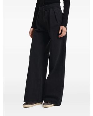 Forte Forte Geplooide Jeans - Zwart