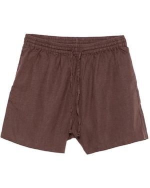 Samsøe & Samsøe Shorts Maren Con Coulisse - Marrone