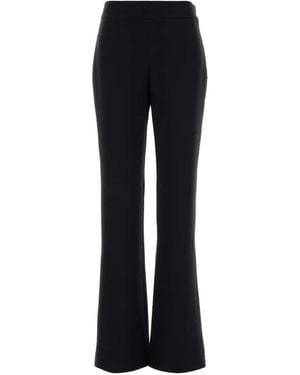Giorgio Armani Crepe Flared Pants - Black