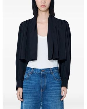 Chloé Draped Gathered Jacket - Blue