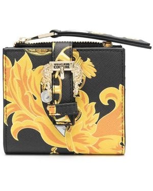 Versace Jeans Couture Cartera Con Motivo Barroco - Metálico