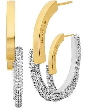 Michael Kors ロゴ ピアス - ホワイト