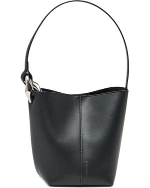 JW Anderson Leather Shoulder Bag - Black
