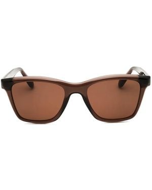 Ferragamo Eyewear Rectangle-Frame Sunglasses - Brown
