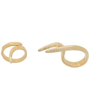 Givenchy Claw Ringen Set - Metallic