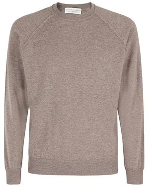 FILIPPO DE LAURENTIIS Raglan-Sleeve Jumper - Grey