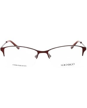 Adensco Rectangle-Frame Glasses - White