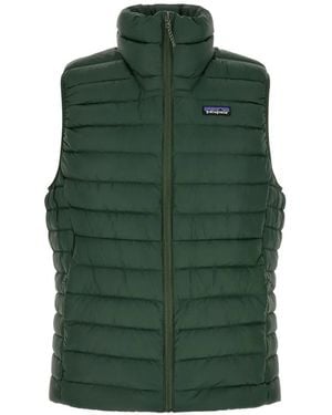 Patagonia Down Jumper Quilted Gilet - Green