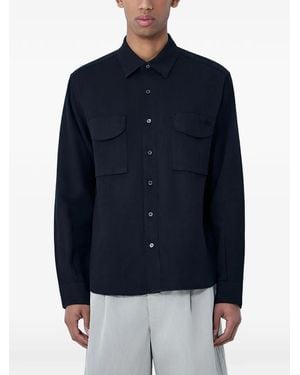 Massimo Osti Studio Patch-Pocket Shirt - Black