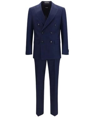 BOSS Two-Piece Slim-Fit Suit - Blue
