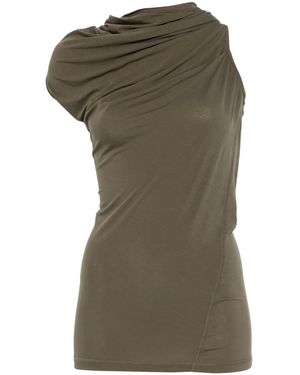 Helmut Lang Wind トップ - グリーン