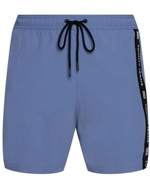 Tommy Hilfiger Costume Da Bagno Con Logo - Blu
