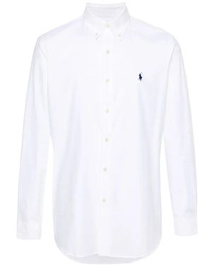 Polo Ralph Lauren Chemise À Logo Brodé - White