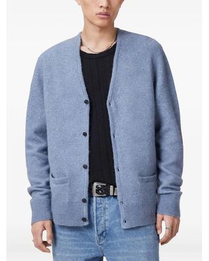 AllSaints Knitted Cardigan - Blue