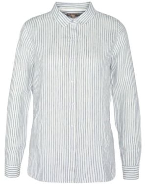 Barbour Striped Long-Sleeve Shirt - White