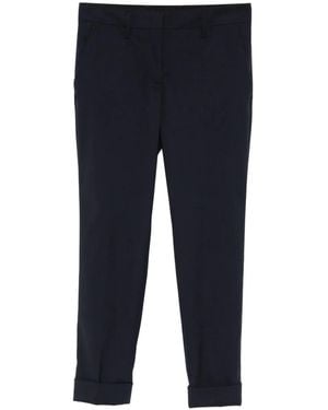 Prada Pantalon À Fermeture Dissimulée - Blue