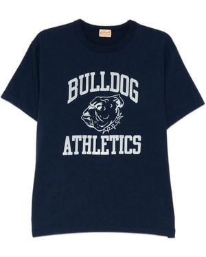 Whitesville T-Shirt Con Stampa - Blu