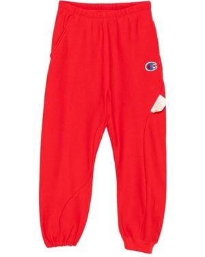 Undercover X Champion Logo-Embroidered Track Trousers