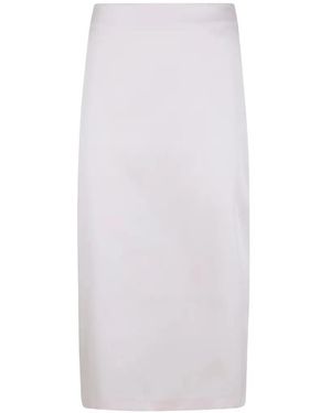 Twinset Split Skirt - White