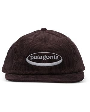 Patagonia Corduroy Logo-Embroidered Cap - Black