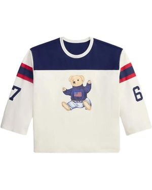 Polo Ralph Lauren Polo Bear Long-Sleeve T-Shirt - Blue
