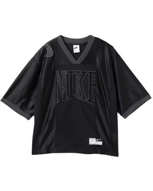 Nike Mesh-Panelled Jersey - Blue