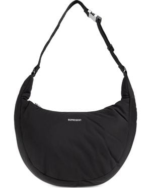 Represent Adjustable Strap Shoulder Bag - Black