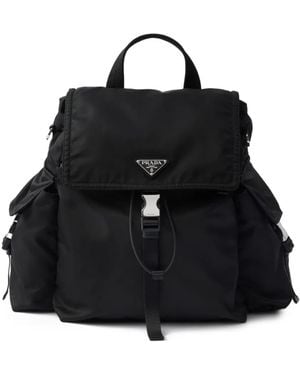 Prada Explore Drawstring Backpack - Black