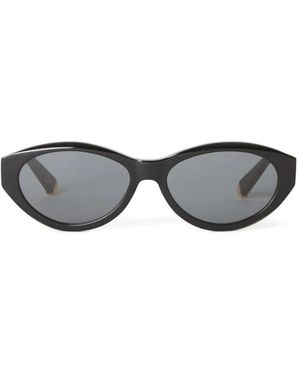 Stella McCartney Oval-Frame Sunglasses - Grey