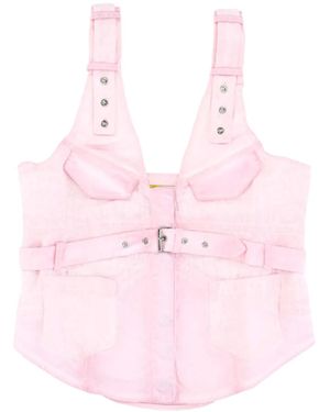 Marques'Almeida Belted Top - Pink
