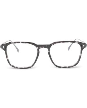 Cartier Tortoiseshell-Pattern Glasses - Gray