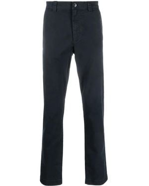 Woolrich Straight-Leg Cotton Chino Trousers - Blue