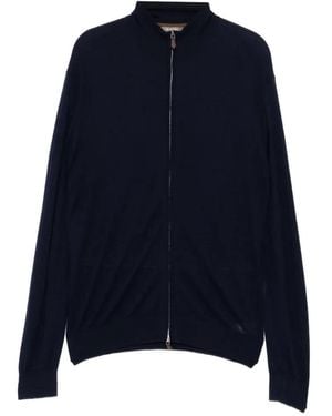 N.Peal Cashmere Hyde Cardigan - Blue