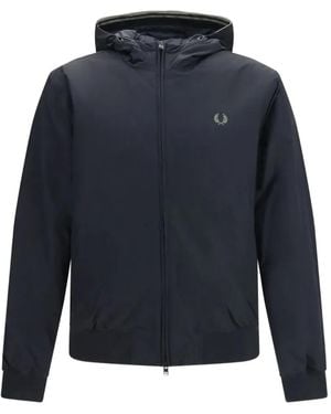 Fred Perry Brentham Hooded Jacket - Blue