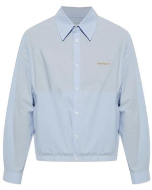 Zadig & Voltaire Toria Elasticated-Hem Shirt - Blue