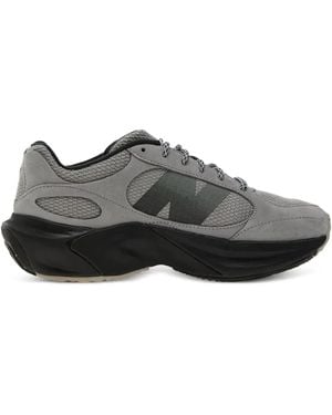 New Balance Wrpd Runner Suede-Panelled Lace-Up Trainers - Grey