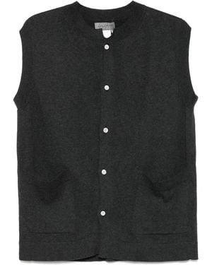 Yohji Yamamoto Cotton Vest - Black