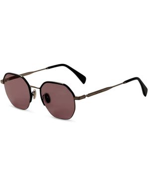 Paul Smith Lovell Geometric-Frame Sunglasses - Black