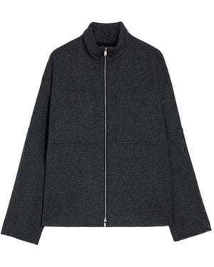 Jil Sander Felted Jacket - Black