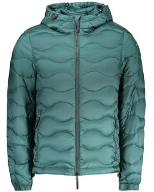 Norway 1963 Wave-Quilted Hooded Jacket - Green