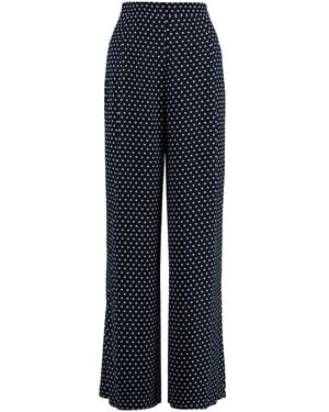 MICHAEL Michael Kors Polka-Dot Straight Pants - Blue