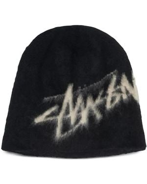 Stussy Brushed-Texture Skullcap - Black