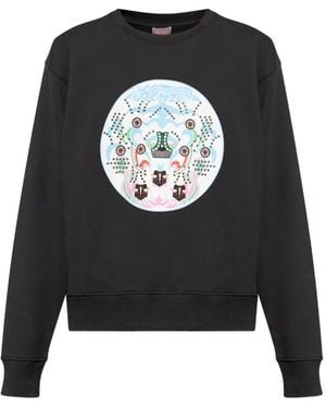 KENZO Graphic-Print Sweatshirt - Black