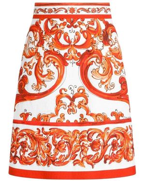 Dolce & Gabbana Miniskirt - Red
