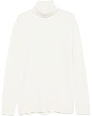 TOTEME Roll-Neck Cashmere Jumper - White