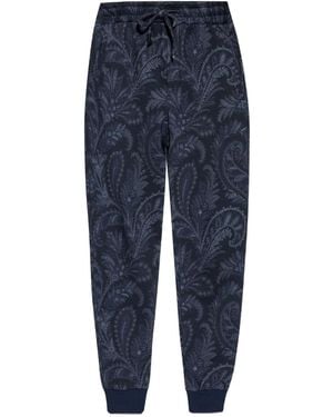 Etro Jogginghose mit Paisley-Print - Blau
