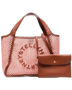 Stella McCartney ロゴ ハンドバッグ - ピンク