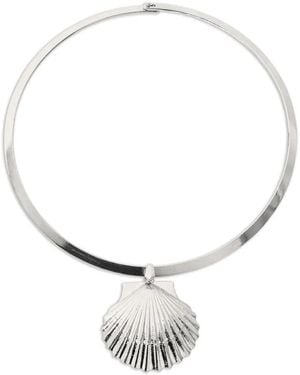 Jennifer Behr Dune Shell-Pendant Necklace - White