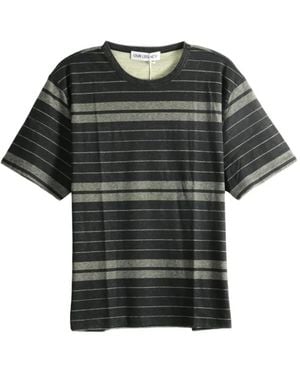 Our Legacy Stripe-Print T-Shirt - Black